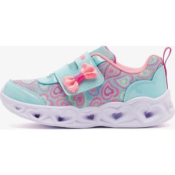 Skechers 303258N MTMT Heart Lights - Boogie Land Haki Çocuk Işıklı Spor Ayakkabı