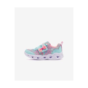 Skechers 303258N MTMT Heart Lights - Boogie Land Haki Çocuk Işıklı Spor Ayakkabı