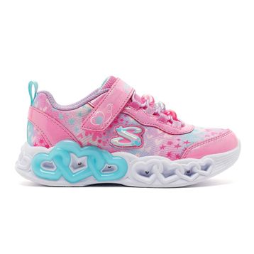 Skechers 303261L PK Infinite Heart Lights - Heart Jewels Pembe Çocuk Işıklı Spor Ayakkabı