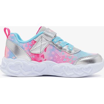 Skechers 303261N SMLT Infinite Heart Lights - Heart Jewels Gri Çocuk Işıklı Spor Ayakkabı