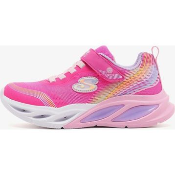 Skechers 303709L PKMT Cosmic Glow - Rainbow Beam Pembe Çocuk Işıklı Spor Ayakkabı