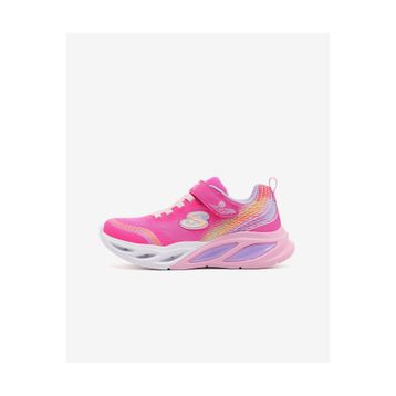 Skechers 303709L PKMT Cosmic Glow - Rainbow Beam Pembe Çocuk Işıklı Spor Ayakkabı