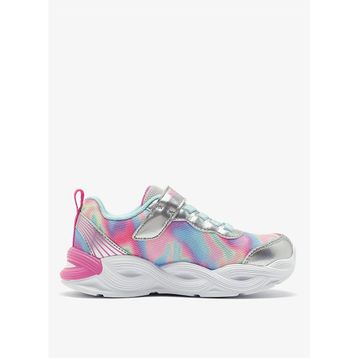 Skechers 303716L SMLT Gri Twisty Glow Sorbet Swirl Çocuk Sneaker Ayakkabı