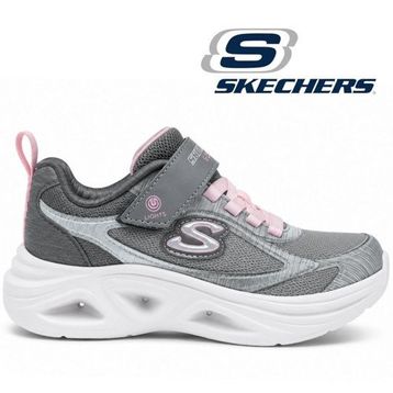 Skechers 303729L LGMT Sola Glow 2.0 Gri Çocuk Işıklı Spor Ayakkabı