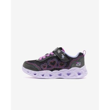 Skechers 303736L BKMT Heart Lights Siyah Çocuk Işıklı Spor Ayakkabı