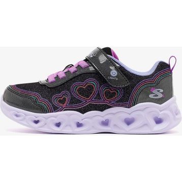 Skechers 303736L BKMT Heart Lights Siyah Çocuk Işıklı Spor Ayakkabı