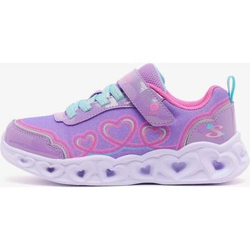 Skechers 303736L LVMT Heart Lights Mor Çocuk Işıklı Spor Ayakkabı