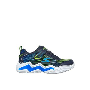 Skechers 400125N NVLM S LIGHTS-ERUPTERS IV Lacivert Yeşil Erkek Çocuk Yürüyüş Ayakkabısı