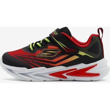 Skechers 400139NBKRD Flexglow Ultra Siyah Işıklı Küçük Erkek Çocuk Spor Ayakkabı