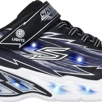 Skechers 400149L BKGY Siyah Işıklı Light Storm 2.0 Bolt-Brights Erkek Çocuk Spor Ayakkabı