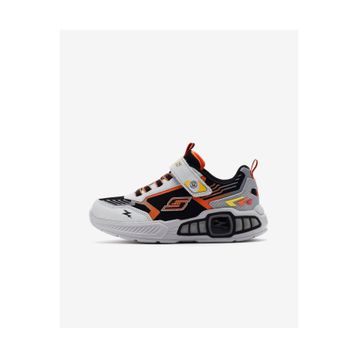Skechers 400151L SLBK Light Storm 3 Büyük Erkek Çocuk Gri Işıklı Spor Ayakkabı
