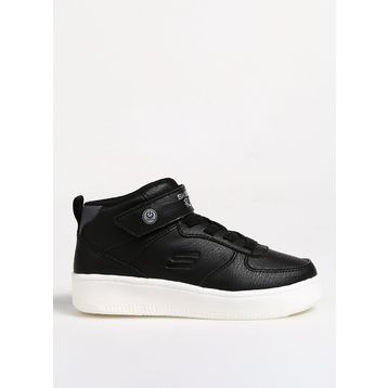 Skechers 400622L BLK Sport Court 92 Show Starter Siyah Işıklı Büyük Erkek Çocuk Spor Ayakkabı