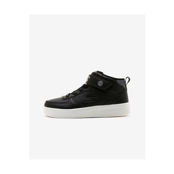 Skechers 400622L BLK Sport Court 92 Show Starter Siyah Işıklı Büyük Erkek Çocuk Spor Ayakkabı