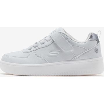 Skechers 400623L-WHT Sport Court 92 Show Maddox Beyaz Unisex Çocuk Koşu ve Yürüyüş Ayakkabı