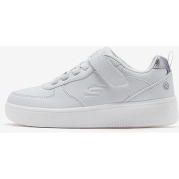 Skechers 400623L-WHT Sport Court 92 Show Maddox Beyaz Unisex Çocuk Koşu ve Yürüyüş Ayakkabı