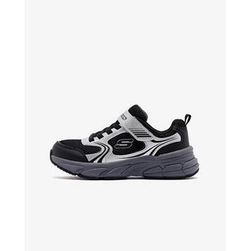 Skechers 403857L SLBK Retro-graph Gri Çocuk Spor Ayakkabı