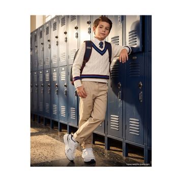 Skechers 403857L WNVY Retro-graph Beyaz Çocuk Spor Ayakkabı