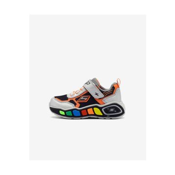Skechers 407606N SLBK Play Scene Storm Brights Küçük Gri Erkek Çocuk Spor Ayakkabı