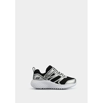 Skechers 407609N SLBK Bounder Gri Çocuk Spor Ayakkabı