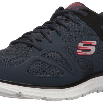 Skechers 58350 NVBK Satisfaction Flash Point Erkek Spor Ayakkabı
