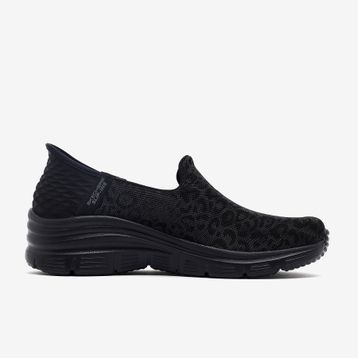 Skechers 896414TK BBK Fashion Fit Siyah Kadın Spor Ayakkabı