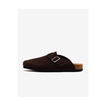 Skechers Aidan 205297 CHOC Kahverengi Süet Erkek Terlik