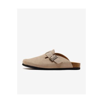 Skechers Aidan Alston 205297 TPE Taupe Vizon Erkek Süet Terlik