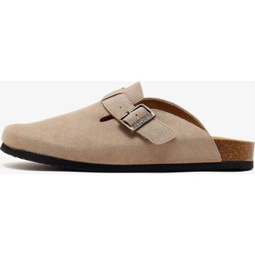 Skechers Aidan Alston 205297 TPE Taupe Vizon Erkek Süet Terlik
