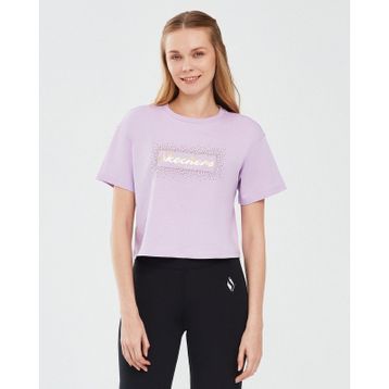 Skechers S221460-505 Mor Kadın T-shirt