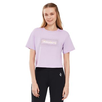 Skechers S221460-505 Mor Kadın T-shirt
