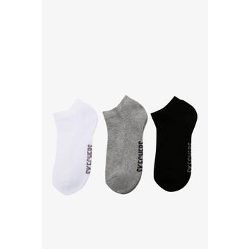 Skechers S221512-971 U 3 Pack Padded Low Cut Sock Unisex Çok Renkli Çorap