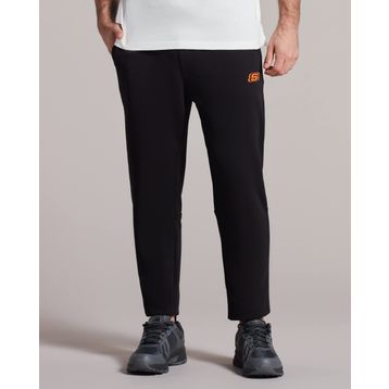 Skechers S231016-001 M LW Fleece Pop Up Detailed Slim Sweatpant Erkek Siyah Eşofman Altı