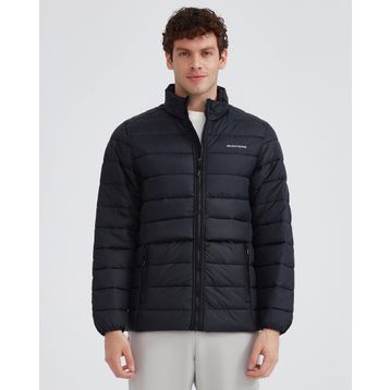 Skechers S231242-001 M Outerwear Padded Jacket Siyah Erkek Mont