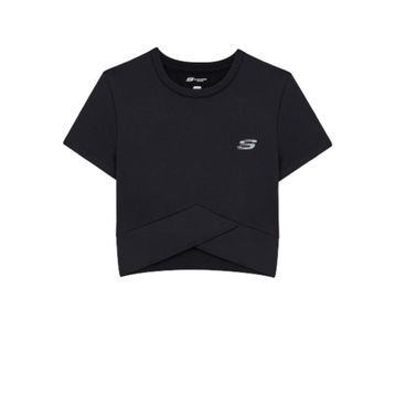 Skechers S241133-001 Performance Coll. W Short Sleeve Siyah Kadın T-shirt