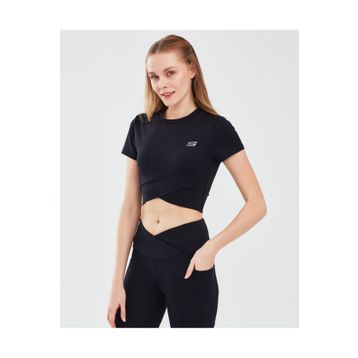 Skechers S241133-001 Performance Coll. W Short Sleeve Siyah Kadın T-shirt