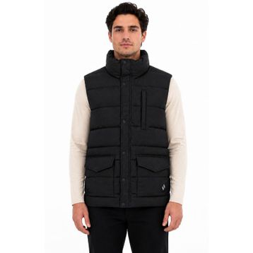 Skechers S2620193-3817 M Puffer Vest Siyah Erkek Yelek