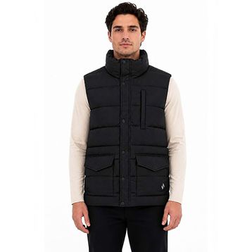 Skechers S2620193-3817 M Puffer Vest Siyah Erkek Yelek