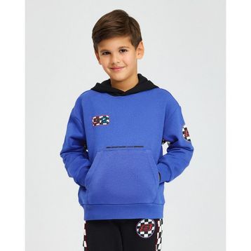 Skechers SK242042-403 Mavi B LW Fleece Hoodie Çocuk Günlük Sweatshirt