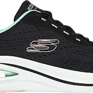 Skechers Skech Air Meta Aired Out 150131 BKAQ Kadın Siyah Spor Ayakkabı