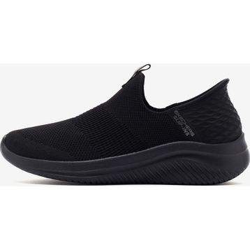 Skechers Slip-ins Ultra Flex 3.0 Cozy Streak 149708-BBK Black Siyah Kadın Spor Ayakkabı