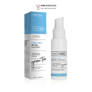 Skin401 Green Tea Hydra Fresh Nemlendirici Tazeleyici SPF 50 50 ml Güneş Kremi