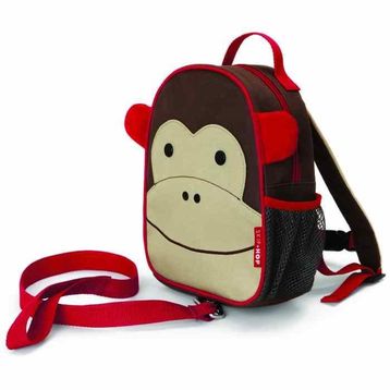Skip Hop 212203 Zoo Maymun Emniyet Kemerli Sırt Çantası