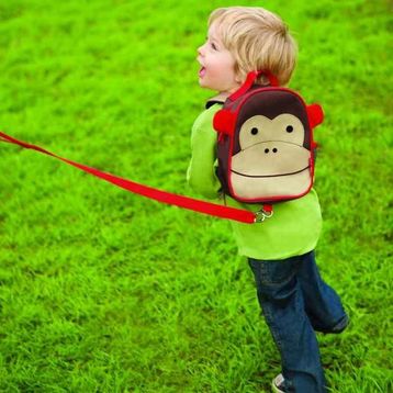 Skip Hop 212203 Zoo Maymun Emniyet Kemerli Sırt Çantası
