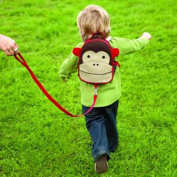 Skip Hop 212203 Zoo Maymun Emniyet Kemerli Sırt Çantası