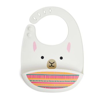 Skip Hop Lama Zoo Silikon Önlük