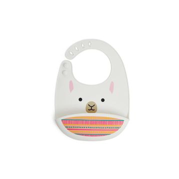 Skip Hop Lama Zoo Silikon Önlük