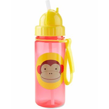 Skip Hop Maymun 384 ml Pembe Pipetli Suluk