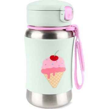 Skip Hop Zoo 350 ml Dondurma Pipetli Paslanmaz Çelik Suluk
