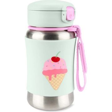 Skip Hop Zoo 350 ml Dondurma Pipetli Paslanmaz Çelik Suluk