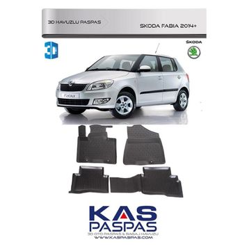 Skoda Fabia 3D Havuzlu Paspas